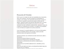 Tablet Screenshot of ecovi.es
